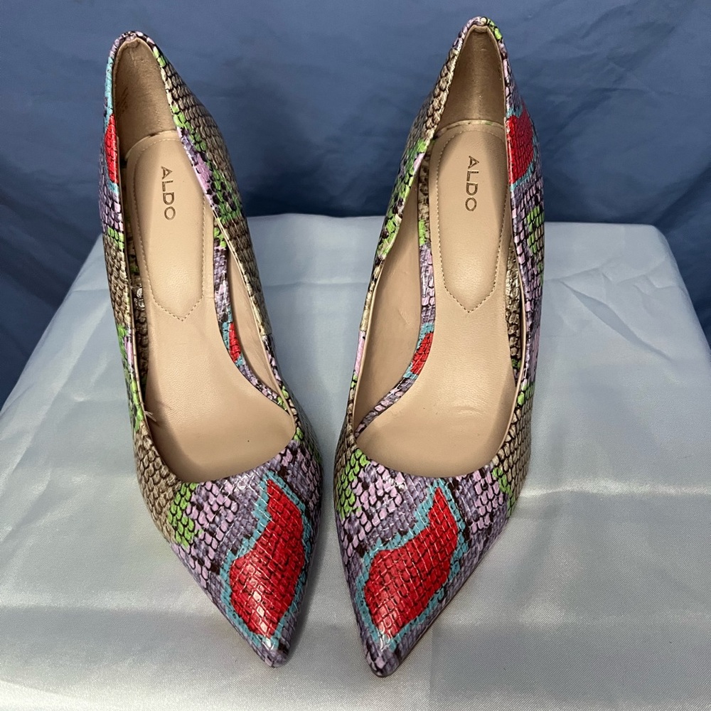 ALDO funky colourful statement heels!